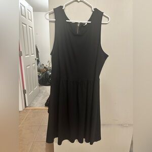 Old Navy Black Sleeveless Midi Sundress TALL